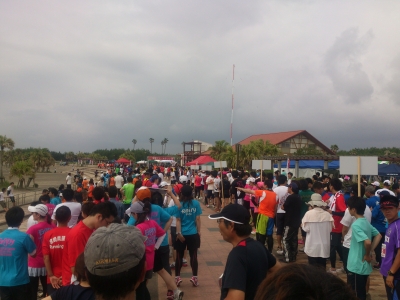 第１回宮崎臨海公園企業対抗リレーマラソンに参加しました。